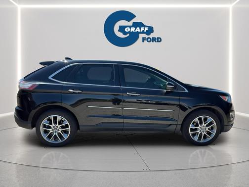 SHADOW BLACK 2017 Ford Edge Titanium