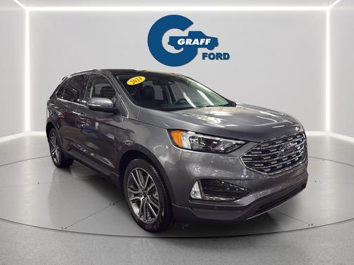 Carbonized Gray Metallic 2024 Ford Edge Titanium