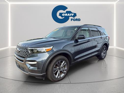 STONE BLUE METALLIC 2022 Ford Explorer XLT