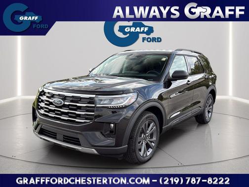 AGATE BLACK METALLIC 2026 Ford Explorer Active