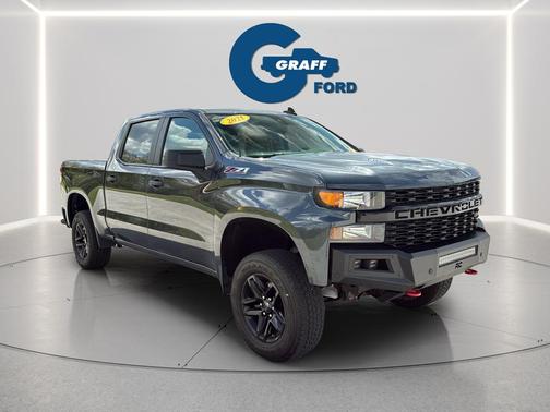 Shadow Gray Metallic 2021 Chevrolet Silverado 1500 Custom Trail Boss
