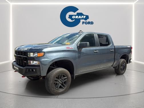 Shadow Gray Metallic 2021 Chevrolet Silverado 1500 Custom Trail Boss