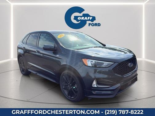 Stone Blue Metallic 2022 Ford Edge ST Line
