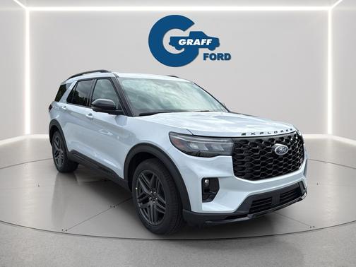 SPACE WHITE METALLIC 2026 Ford Explorer ST
