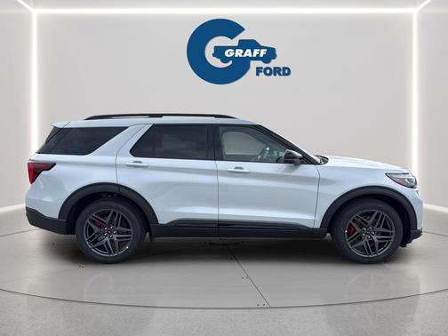 SPACE WHITE METALLIC 2026 Ford Explorer ST