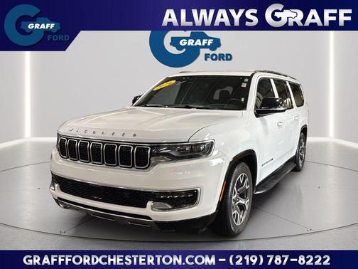 Bright White Clearcoat 2024 Jeep Wagoneer L Series III 4x4 SUV