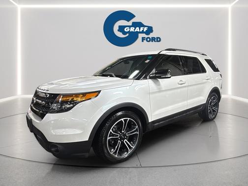WHITE PLATINUM MET TRI-COAT 2015 Ford Explorer Sport