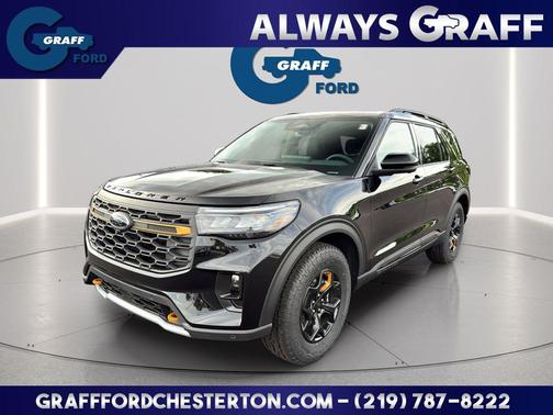 AGATE BLACK METALLIC 2026 Ford Explorer Tremor