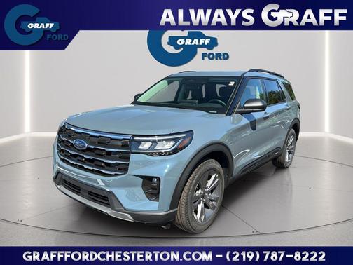 Vapor Blue Metallic 2026 Ford Explorer Active