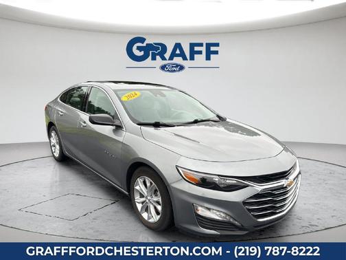 Sterling Gray Metallic 2024 Chevrolet Malibu FWD 1LT