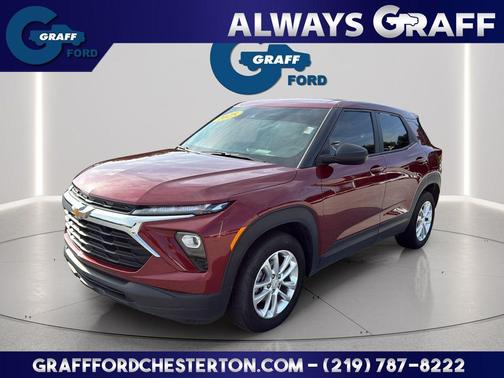 Crimson Metallic 2025 Chevrolet Trailblazer LS