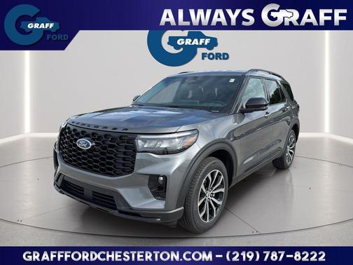 CARBONIZED GRAY METALLIC 2026 Ford Explorer ST-Line