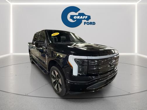 AGATE BLACK METALLIC 2023 Ford F-150 Lightning Platinum