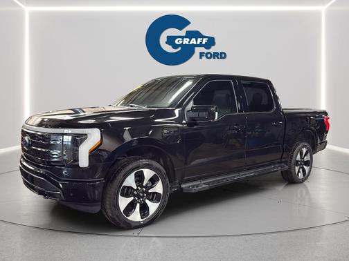 AGATE BLACK METALLIC 2023 Ford F-150 Lightning Platinum