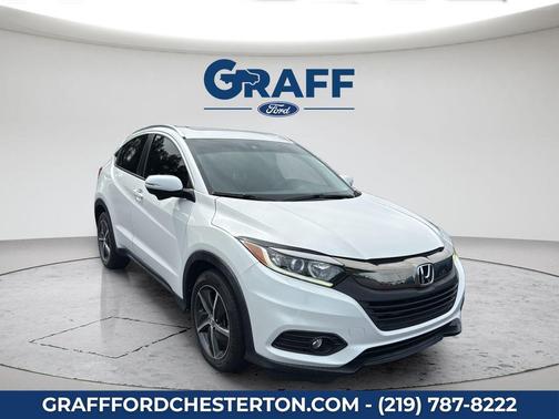 Platinum White Pearl 2021 Honda HR-V EX