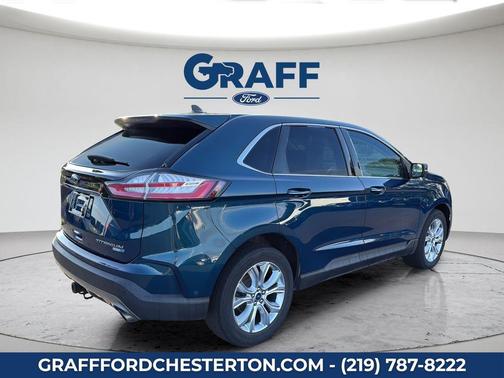 Dark Persian Green Metallic 2020 Ford Edge Titanium