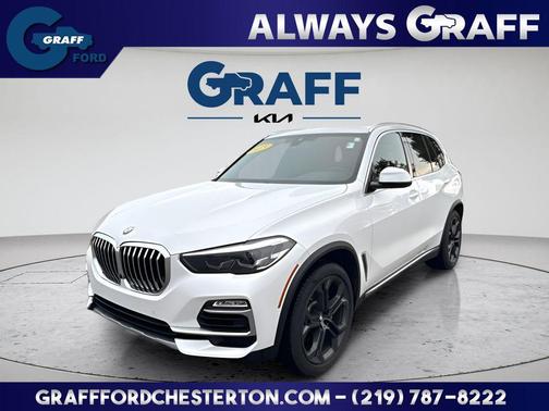 Mineral White Metallic 2019 BMW X5 xDrive40i