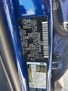 Blue 2024 Kia EV6 Wind