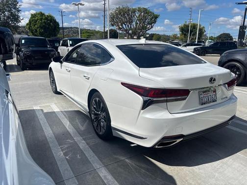 White Pearl 2020 Lexus LS 500 Base