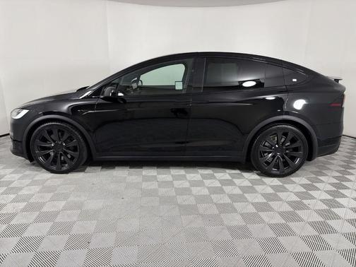 Black 2022 Tesla Model X Plaid