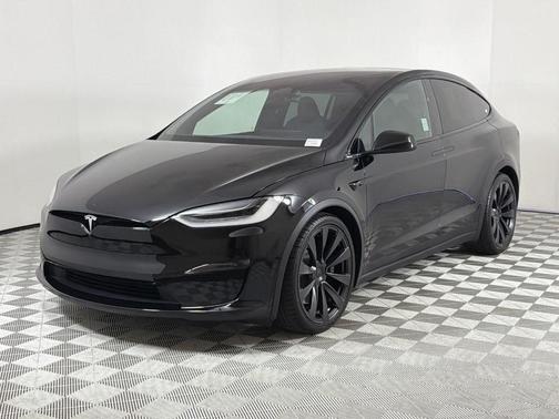 Black 2022 Tesla Model X Plaid