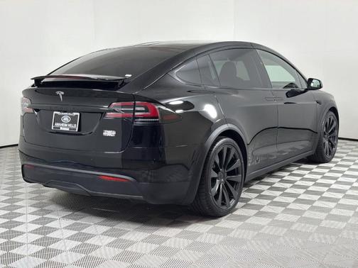 Black 2022 Tesla Model X Plaid