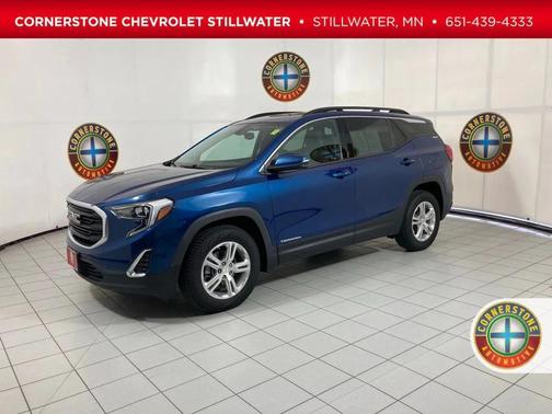 Blue 2019 GMC Terrain SLE