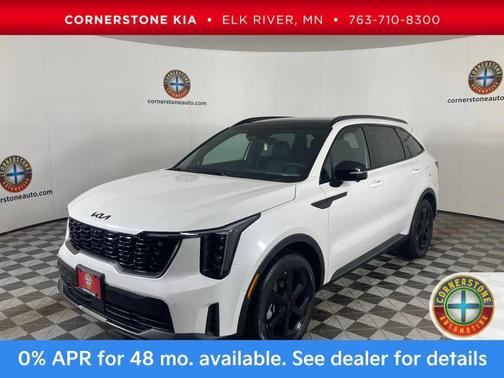 Snow White Pearl 2026 Kia Sorento Hybrid SX Prestige