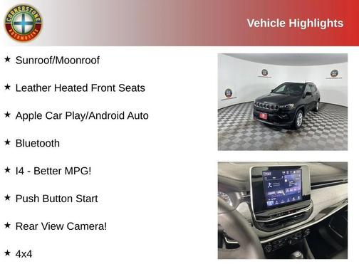 Diamond Black Crystal Pearlcoat 2025 Jeep Compass Latitude