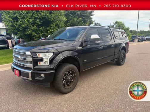 Shadow Black 2017 Ford F-150 Platinum