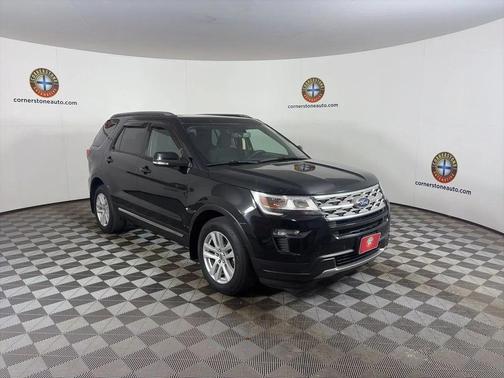 Shadow Black 2018 Ford Explorer XLT