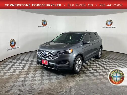 Carbonized Gray Metallic 2024 Ford Edge Titanium