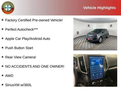 Carbonized Gray Metallic 2024 Ford Edge Titanium