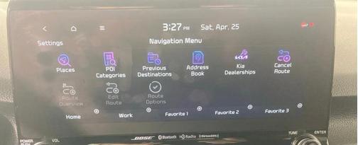 Cherry Black 2022 Kia Seltos SX Turbo