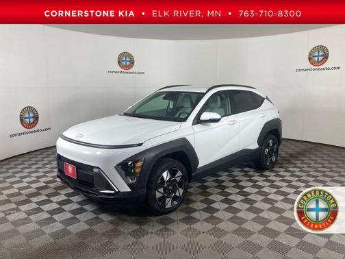 Atlas White 2025 Hyundai KONA SEL