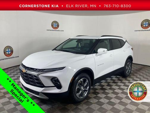 Summit White 2024 Chevrolet Blazer 3LT