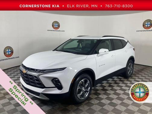 Summit White 2024 Chevrolet Blazer 3LT