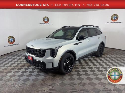 Ivory Silver 2026 Kia Sorento SX