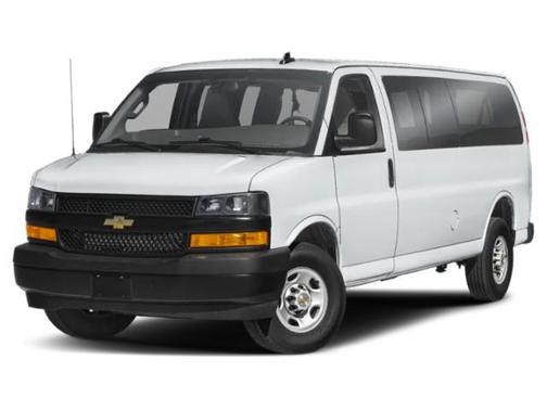Summit White 2025 Chevrolet Express 3500 RWD 3500 Extended Wheelbase LT