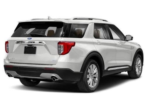 Star White Metallic Tri-Coat 2021 Ford Explorer Limited