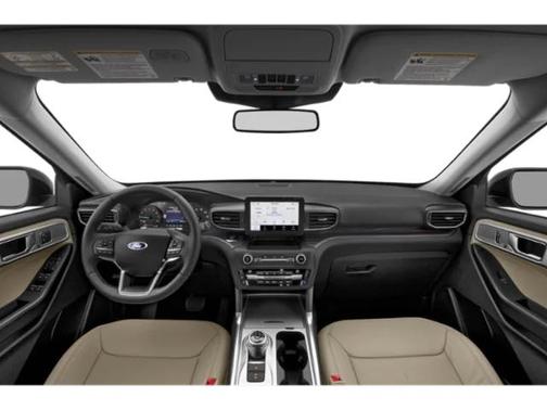 Star White Metallic Tri-Coat 2021 Ford Explorer Limited