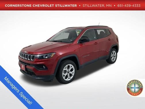 Red Hot Pearlcoat 2025 Jeep Compass Latitude