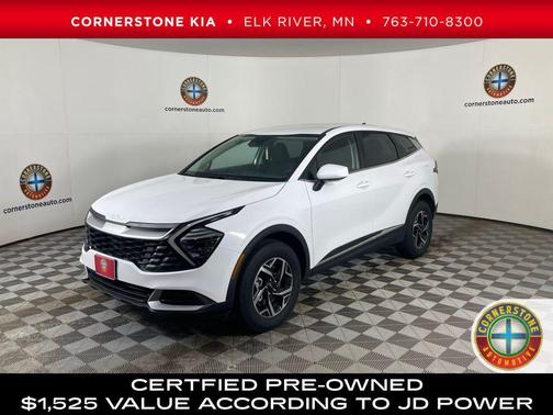 Glacial White Pearl 2025 Kia Sportage LX