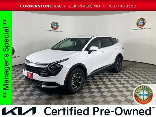 Glacial White Pearl 2025 Kia Sportage LX