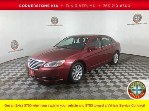 Deep Cherry Red Crystal Pearlcoat 2011 Chrysler 200 Touring