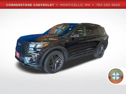 Agate Black Metallic 2025 Ford Explorer ST-Line