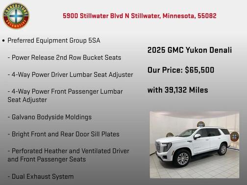 White 2025 GMC Yukon Denali