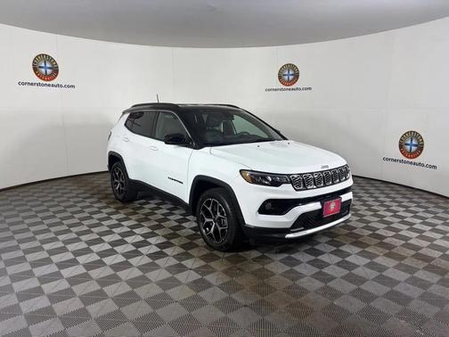 Bright White Clearcoat 2025 Jeep Compass Limited