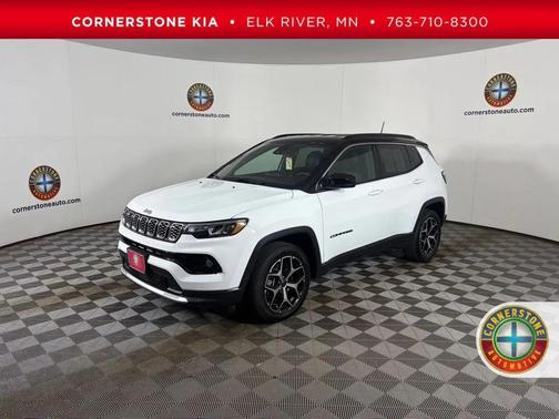 Bright White Clearcoat 2025 Jeep Compass Limited