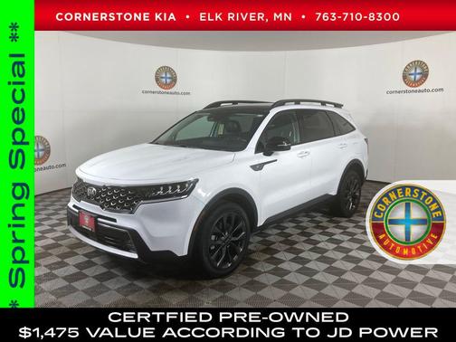 Glacial White Pearl 2021 Kia Sorento EX